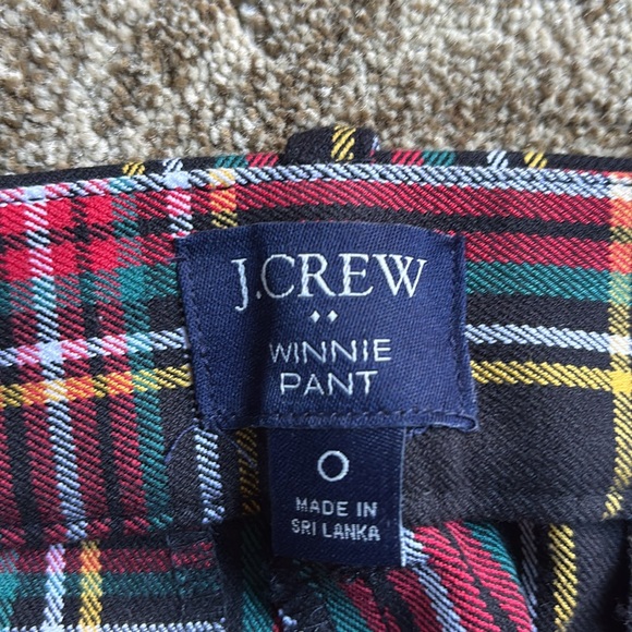 J Crew Plaid Winnie Pant - Picture 2 of 4
